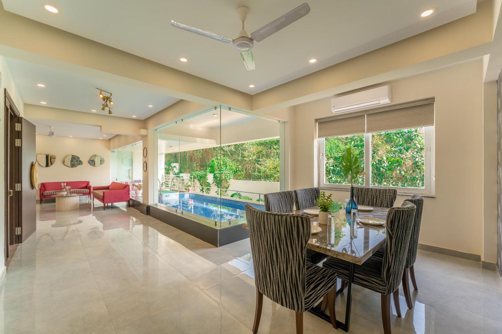 Lavish Apartments with Swimming Pool near Candolim Beach Marmagao Exteriör bild